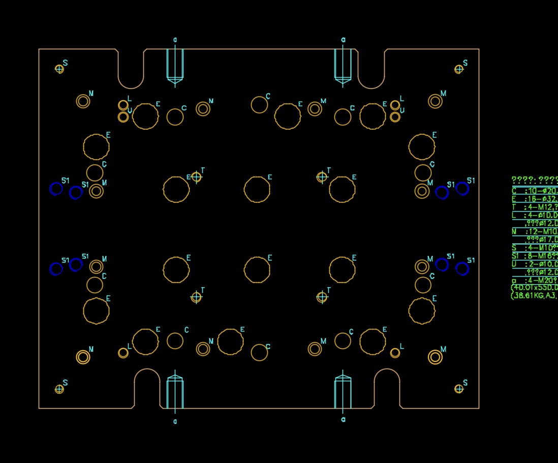 车机电脑外壳冲压切转轴余料模具设计图